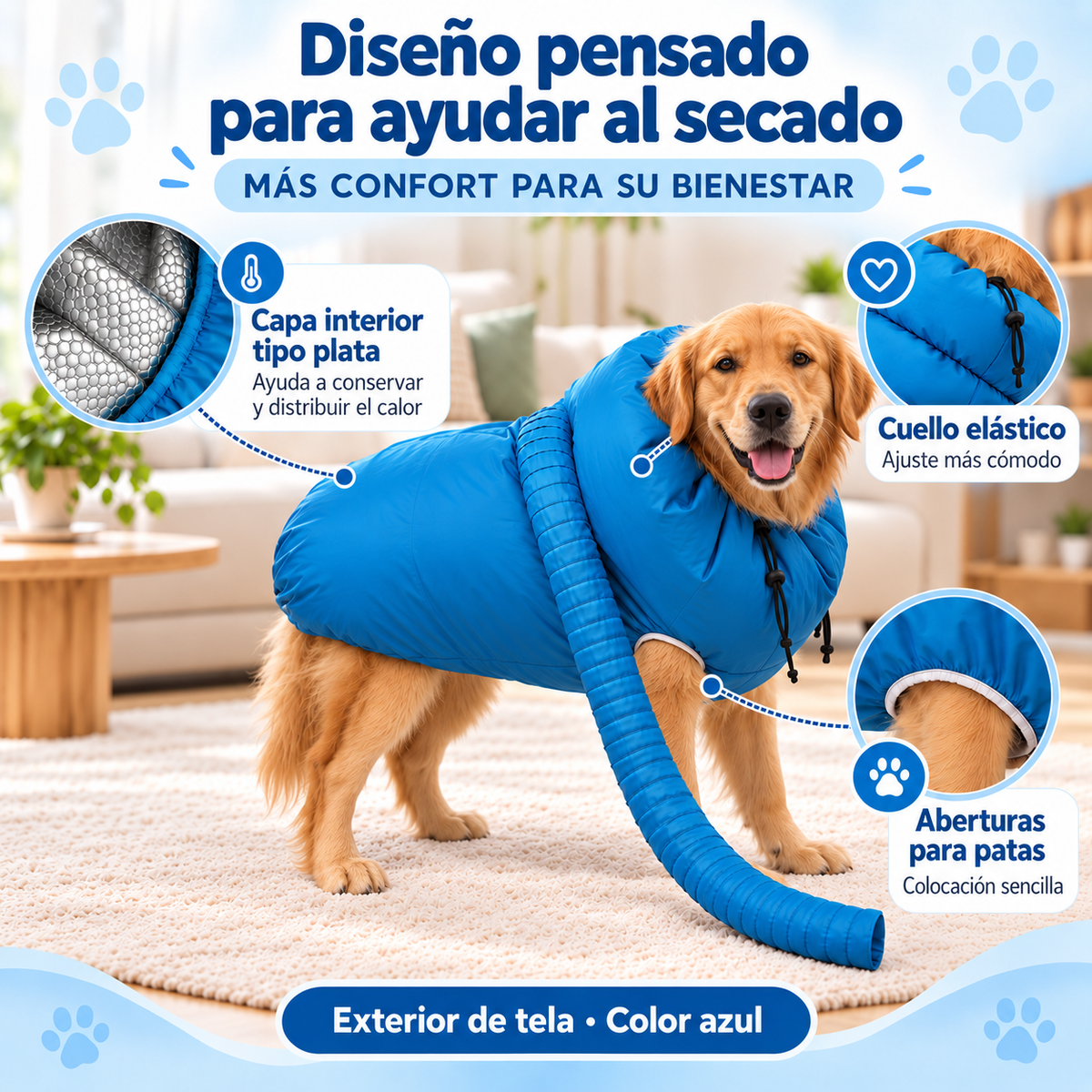 BrisaPaw™ Bolsa de Secado para Perros