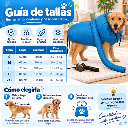 BrisaPaw™ Bolsa de Secado para Perros