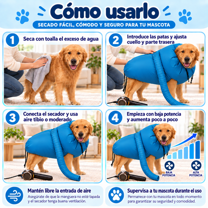 BrisaPaw™ Bolsa de Secado para Perros