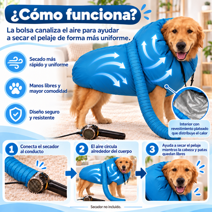 BrisaPaw™ Bolsa de Secado para Perros